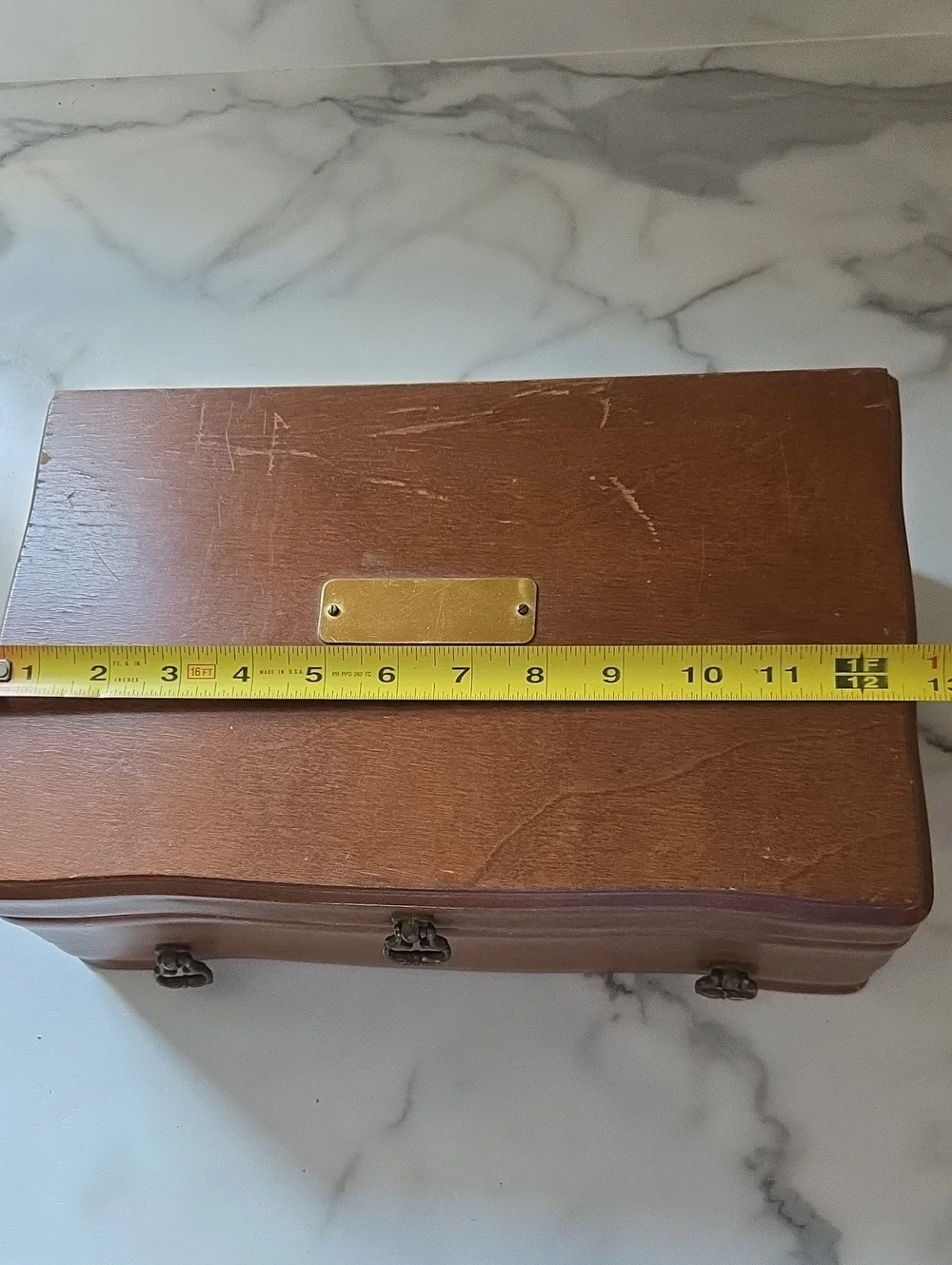 Vintage Jasco wooden jewelry box 70s-80s Made In Canada